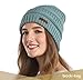 Brook + Bay Cable Knit Multicolored Beanie Stay Warm & Stylish This Winter - Thick, Soft & Chunky Beanie Hats for Women & Men - Serious Beanies for Serious Style