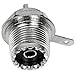 CESS Connector UHF Female SO239 Jack Bulkhead Panel/Chassis Mount - UHF Socket (10 Pack)