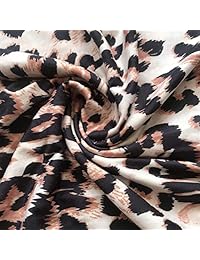 Vestidos largos de fiesta con volantes fuera del hombro para mujer de Lesfin Vestidos largos con estampado de leopardo de playa dividida lateral casual Bolsillos