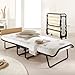 JAY-BE Contour Folding Bed with Pocket Sprung Mattress and Strong Steel Frame