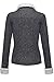 Luna Flower Women's Double Breasted Moto 2Tone French Terry Knit Jackets