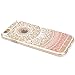 iPhone 6 Case, iPhone 6s Case, Keklle Silicone Gel Soft Clear Case Cover for Iphone 6 6S - Pink Circle Flower Tribal Mandala