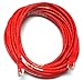 Importer520 50FT CAT5 CAT5e RJ45 PATCH ETHERNET NETWORK CABLE 50 FT For PC, Mac, Laptop, PS2, PS3, XBox, and XBox 360, Red