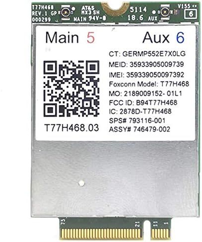 Lodokdre LT4211 T77H468 GOBI5000 4G LTE WWAN Card 793116-001 Elitebook 840 G2