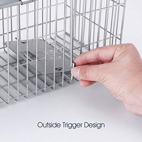 Faicuk Heavy Duty Squirrel Trap Chipmunk Trap and Other Similar-Size Rodents - 16" x 6" x 6" - Thumbnail 3