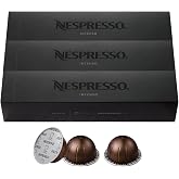Nespresso Capsules Vertuo, Intenso, Dark Roast Coffee, 30-Count Coffee Pods, Brews 7.8oz.