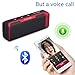 Pacuwi Portable Stereo Bluetooth Speaker Multi-function with 4000mAh Power Bank Compatible for iPhone / Android Phones & PC & iPod & MP3 / MP4, Support FM Radio / TF Card