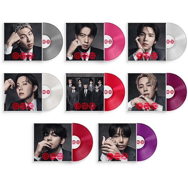 BTS ARIRANG 5th Album Standard LP V Velvet Red Version Sleeve+
