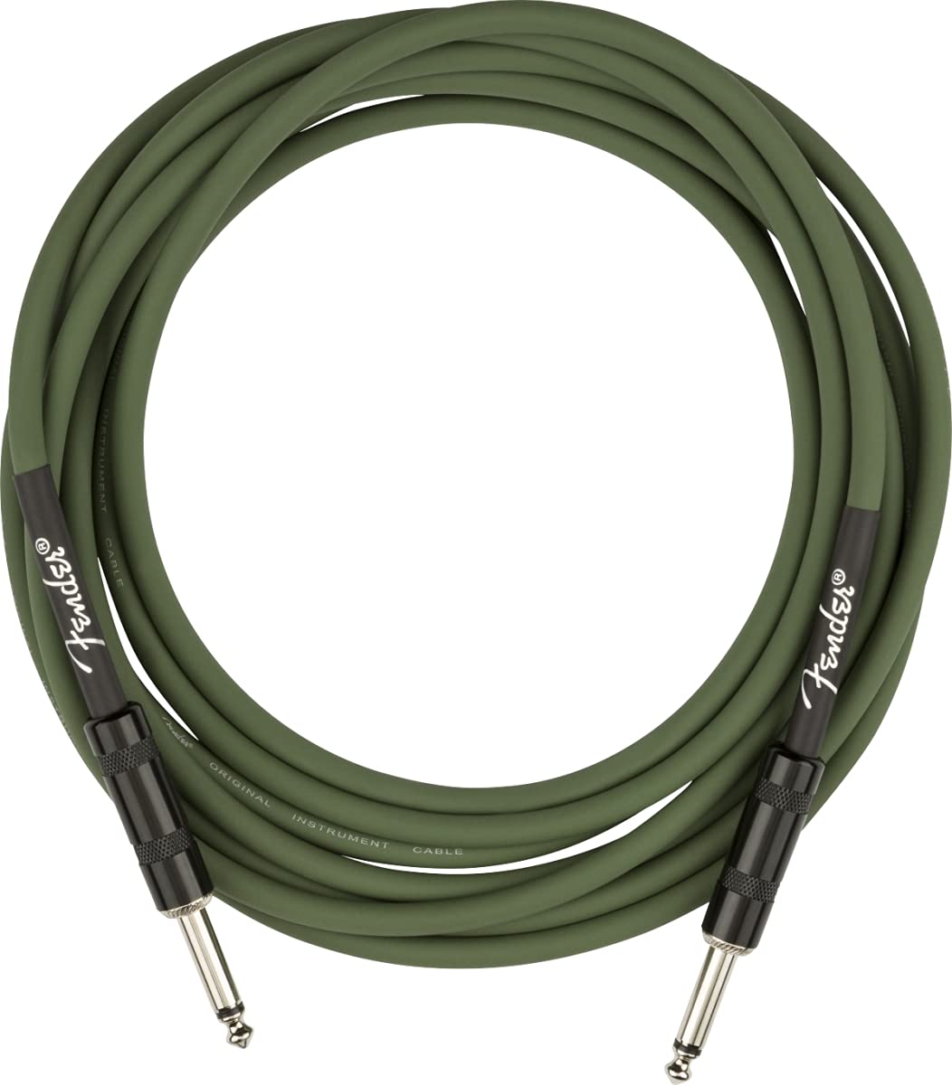 Fender® Strummer Pro Cable - Grab Green Joe Strummer Signature Instrument Cable - 4 Metres