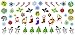 Christmas Holiday Assortment Water Slide Nail Art Decals Set #6- Salon Quality 5.5