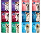 Blue Buffalo Divine Delights Wet Dog Food 6 Flavor Variety Bundle: (2) Duck, (2) Lamb, (2) Chicken, (2) Turkey, (2) Salmon, and (2) Beef, 3 Ounces Each (12 Pouches Total)