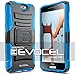 HTC One A9 Case, Evocel [Generation Series] Belt Clip Holster, Kickstand, HD Screen Protector, Dual Layer for HTC One A9, Blue (EVO-HTCA9-AB202)