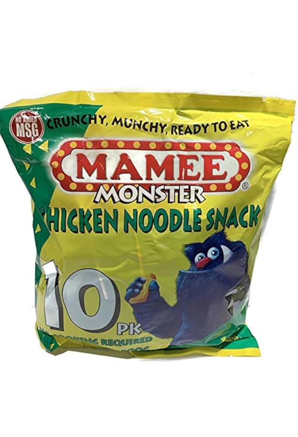 Mamee Monster Snack Noodles 8 Packs x 25g (628MART) (Spicy