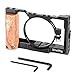 SMALLRIG RX100 Cage Kit Compatible with Sony RX100 VI (for Sony M6) Camera with Wooden Handle Handgrip – 2225