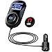 Bluetooth FM Transmitter, Bluetooth Car Adapter, Wireless In-Car Bluetooth Receiver Hands-free Car Charger with Dual USB Ports For iPhone Samsung, Supporting TF Card Mp3 Player