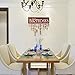 JHYQ-US [Mom Birthday Gifts] Family Birthday Calendar Wooden Crafts Wall Hanging Plaque Board for Family Friends Birthday Reminder with 50 Pieces Wooden DIY Discs Hanging One by One