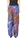 Orient Trail Women's Tie-dye Straight Leg Pajama Dance Yoga Pants M/L Crab Nebula Purple