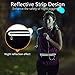 Running Belt,Gritin Waist Pack Fitness Belt W Headphone Hole - Soft Sweat-proof Fabric and Adjustable Elastic Strap Perfect Fit for Waist Curve - Super Comfortable and Convenient for Running