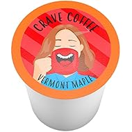 Crave Coffee Single-Cup Coffee for Keurig K-Cup Brewers, Vermont Maple, 40 Count
