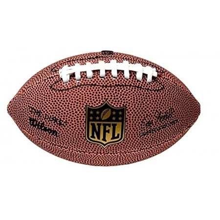 Wilson American Football, NFL Team Mini Micro, Freizeitspieler und Sammler, Gummi, F1637, Größe Mini, Braun