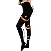 20-30 mmHg Medical Compression Tights for Women, Closed Toe Compression Pantyhose Support Graduated Compression Stockings Leggings Tights for Varicose Veins Edema