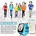 Kids Smart Watch Phone - Kids GPS Tracker Smartwatch for Girls Boys with Mobile Phone SOS Anti-Lost Camera Game Touch Screen Children Outdoor Digital Wrist Watch Bracelet Holiday Birthday Gift
