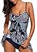 Women's Plus Size Two Piece Swimsuits for Woman Top and Bottom Set Swimdress
