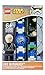 LEGO Star Wars 8020356 Luke Skywalker Kids Buildable Watch with Link Bracelet and Minifigure | blue/white | plastic | 25mm case diameter| analog quartz | boy girl | official