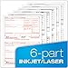 Adams W2 Forms 2019, 6 Part Tax Forms Kit, 12 Employee Kit of Laser/Inkjet Forms, 3 W3 Summary Forms, 12 Self Seal Envelopes, Tax Forms Helper Online (TXA12618)