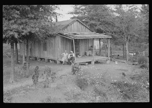 Photographs - HistoricalFindings Photo: Sharecropper's House optioned,Dyess Colony,Arkansas,AR,September 1935,Shahn
