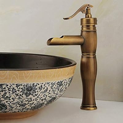 Vintage Copper Water Dragon Ceramic Valve Core Hotel Faucet Brass