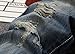 Men's Distressed Ripped Slim Jeans A939 Blue 34
