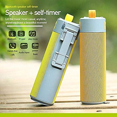 Harekrishna Fashion Multifunctional Bluetooth Speaker Selfie Stick with Portable Power Bank, Wireless Self Timer and Phone Holder USB/TF Card (Multicolor)