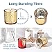 LANGRIA Scented Candles Set Glass Jar Candle Tin Pure Soy Wax, 4 Aromatherapy Fragrances Stress Relief Birthday Gift for Women, Girlfriend, Moms (4 Pcs)