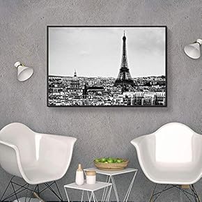 Floating Framed for Living Room Bedroom Black and...