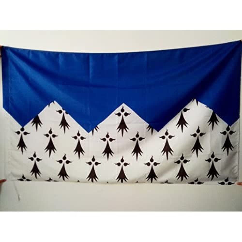 AZ FLAG - Department of Côtes-d'Armor Flag - 2x3 Ft - Côtes-d'Armor Banner with Sleeve - 100% Polyester - Fade Resistant - Vivid Colors - 2' x 3' Feet - 90x60 Cm