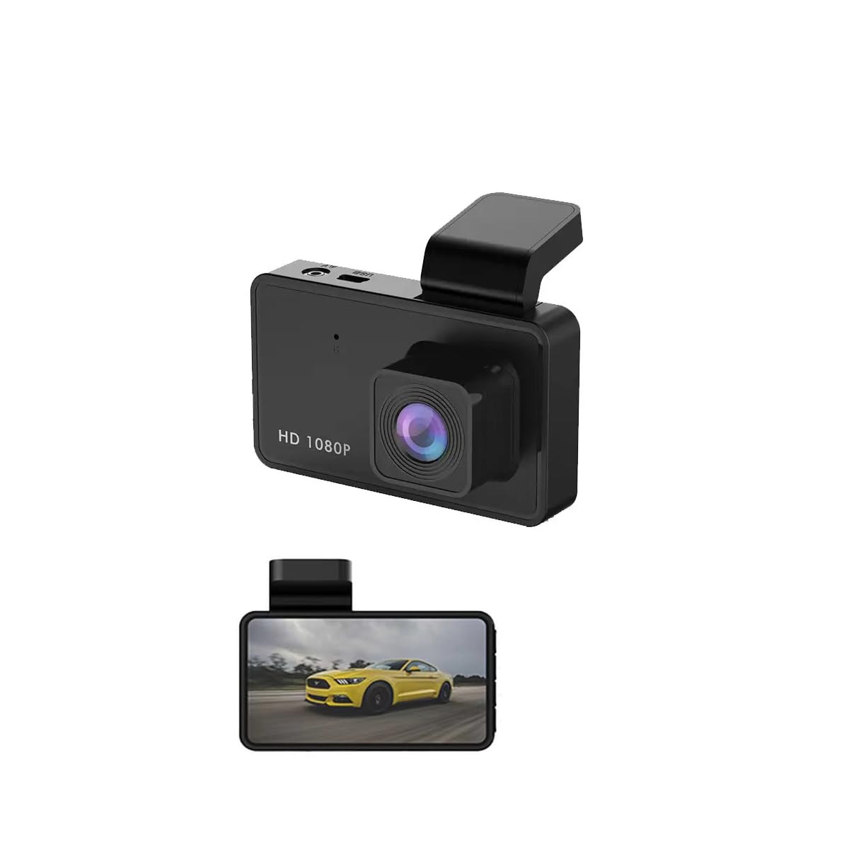 Photo 1 of 1080P Dash Camera for Car Front Dashcam Car Security Cam 3’’ Display 140°Wide Angle, Night Vision, G-Sonsor, Loop Recording