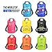 Forbidden Road 5L 10L 15L Waterproof Dry Bag (8 Colors) Dry Sack Roll Top Dry Compression Sack Keeps Gear Dry for Kayaking Boating Camping Canoeing Fishing Skiing Snowboarding (Black, 2L)