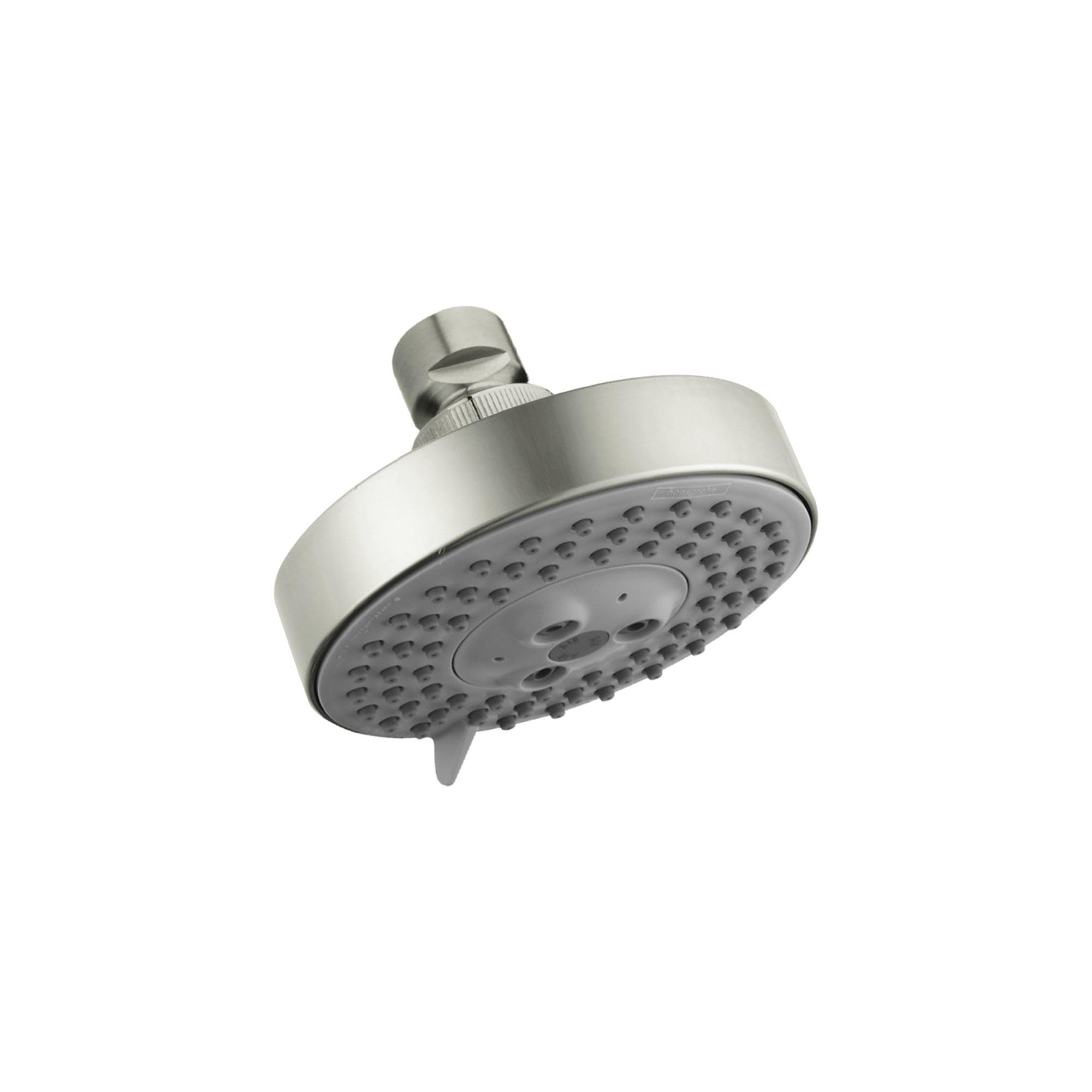 Photo 1 of hansgrohe Raindance S 4-inch Showerhead Easy Install Modern 3-Spray RainAir, BalanceAir, Whirl Air Infusion with Airpower with QuickClean in Brushed Nickel, 04340820
