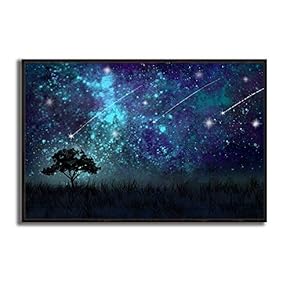 Framed Canvas Wall Art for Living Room, Bedroom Dreamland Theme Canvas Prints for Modern Home Decoration Ready to Hang - 16"x24" inches