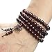 eYourlife2012 Tibetan 108pcs 8mm Rosewood Prayer Beads Buddha Mala Buddhist Bracelet Necklace