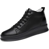 Battle Men Men's 3" (8cm) Taller Elevator Shoes Fashion Sneaker | With Invisible Height Increase Insoles
