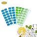 Ice Cube Tray,Cuteadoy 14-Hole Easy-Release Flexible Silicone Ice Cube Mold Trays with Rectangle-shape Ice Jelly Moulds Lid (4 Pack)