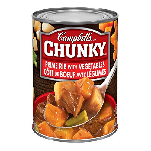 Campbell's Chunky Prime Rib With Vegetable Soup, 540ml {Imported from Canada)