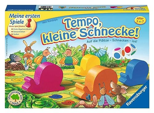 Ravensburger 21420 4 Speed, Small Snail! Game
