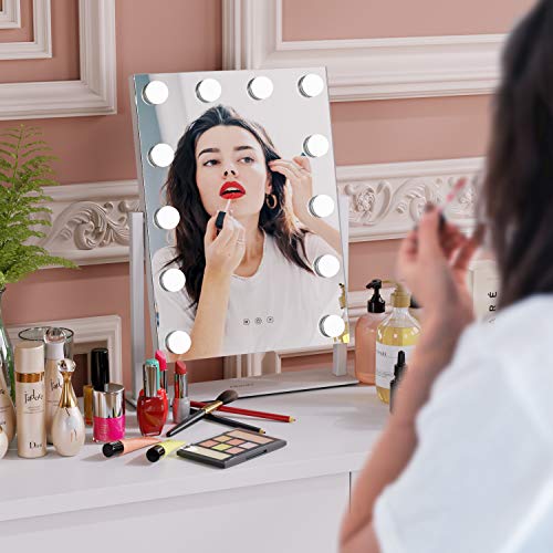 Homfa Hollywood Makeup Mirror with Lights Lighted Vanity Mirror with