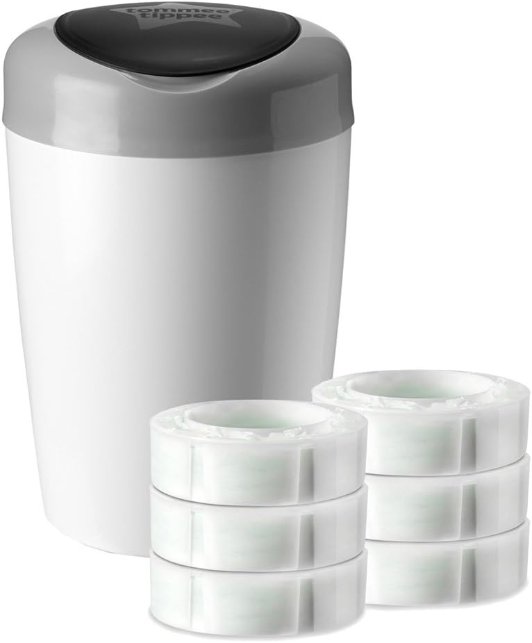 Tommee Tippee Simplee Sangenic Nappy Disposal Kit, White, 13 Count (Pack of 1) - Image 3