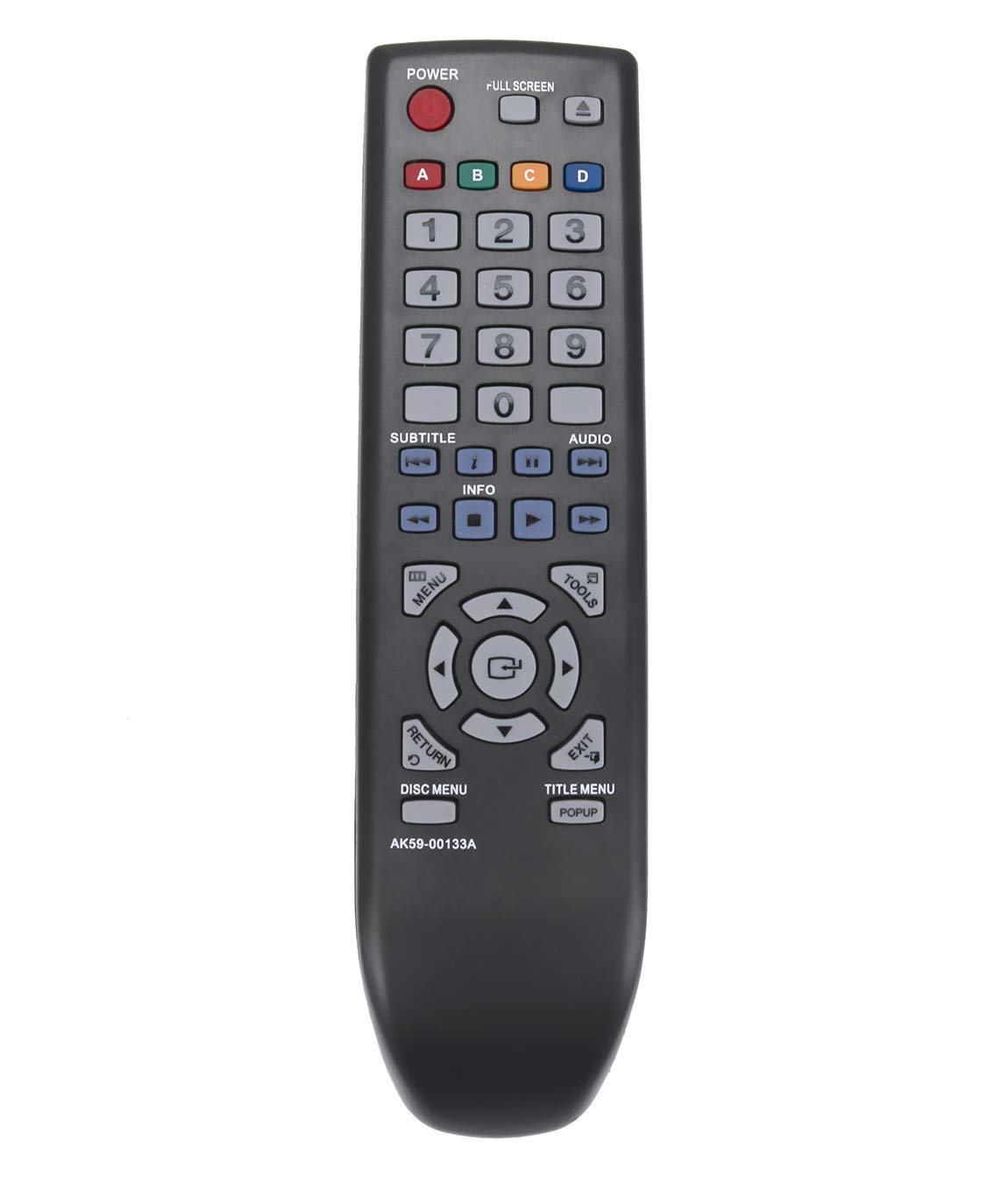 VINABTY AK59-00133A Replacement Remote Control Fit for Samsung Blu-ray Player BD-D5100 BD-D5100/XU