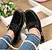 XIU XIAN Women Snail Casual Lace-up Genuine Leather Flat Sneaker Shoes