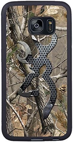 S7 Edge TPU Phone Case,Browning Camo Popular Gifts Case Cover for Samsung Galaxy S7 Edge (Black)